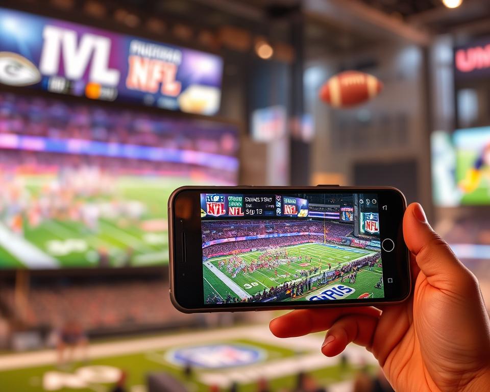 transmissão em tempo real NFL